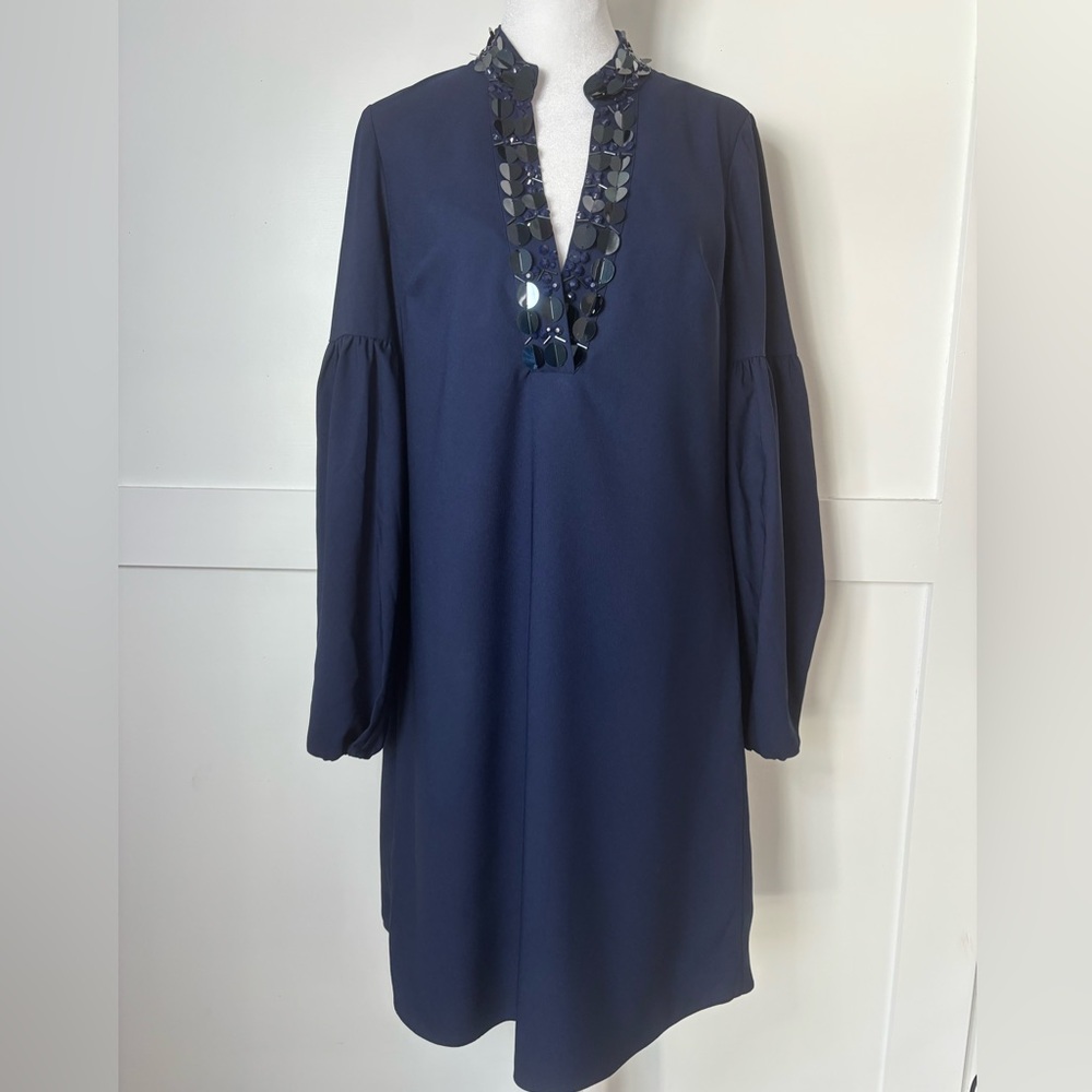 Lilly Pulitzer Shea Stretch Dress Sequin Neckline size 2 great condition